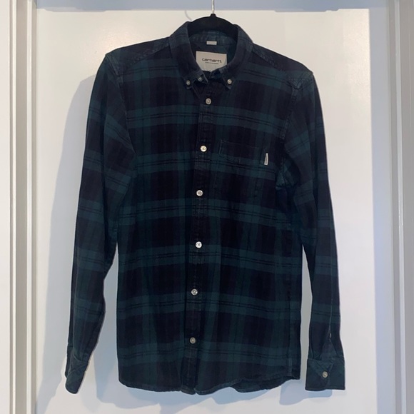 Men’s carhartt WIP flannel shirt size small - Picture 2 of 7